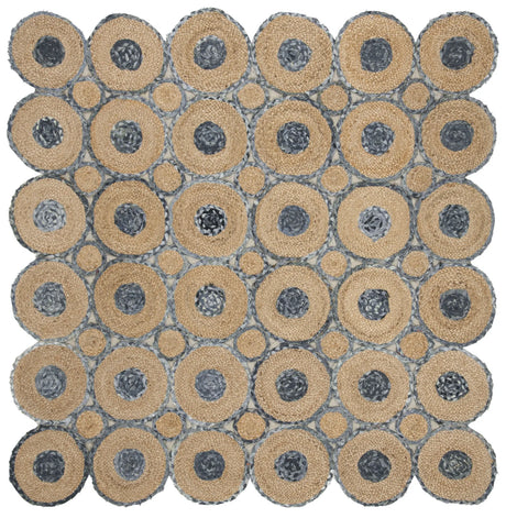 Safavieh Cape Cod 6'-0" x 6'-0" Rug in Blue / Natural