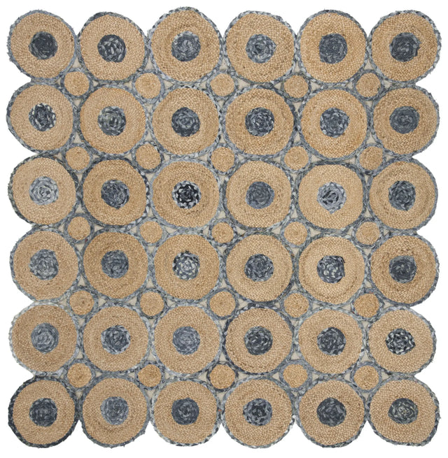 Safavieh Cape Cod 6'-0" x 6'-0" Rug in Blue / Natural