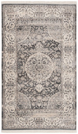 Safavieh Vintage Persian 3'-0" x 5'-0" Rug in Dark Grey / Ivory