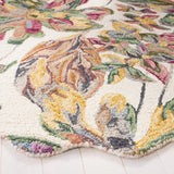 Safavieh Blossom 6'-0" x 6'-0" Rug in Ivory / Plum