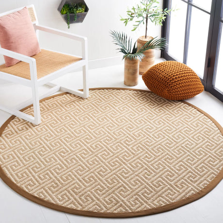Safavieh Natural Fiber 6'-0" x 6'-0" Rug in Natural