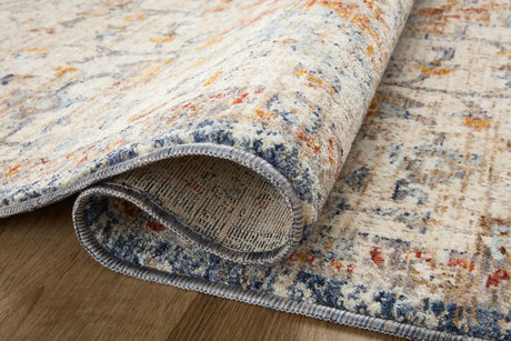 Loloi Sorrento Sor-05 Ivory/Fiesta Rug - pile height