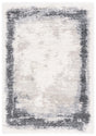 Safavieh Fontana Shag  800 4'-0" x 6'-0" Rug in Ivory / Grey