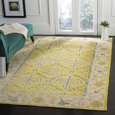 Safavieh Stone Wash 6'-0" x 9'-0" Rug in Yellow