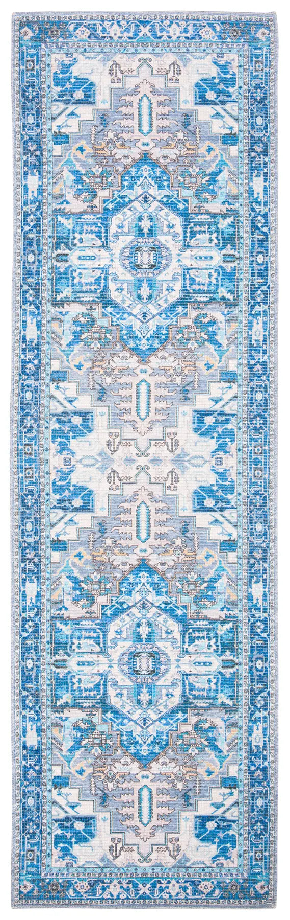 Safavieh Saffron 2'-3" x 8'-0" Rug in Navy / Ivory