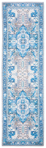 Safavieh Saffron 2'-3" x 8'-0" Rug in Navy / Ivory