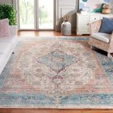 Safavieh Victoria 10'-0" x 14'-0" Rug in Navy / Ivory