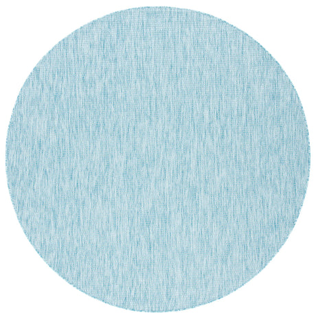Safavieh Courtyard 6'-7" x 6'-7" Rug in Aqua / Aqua