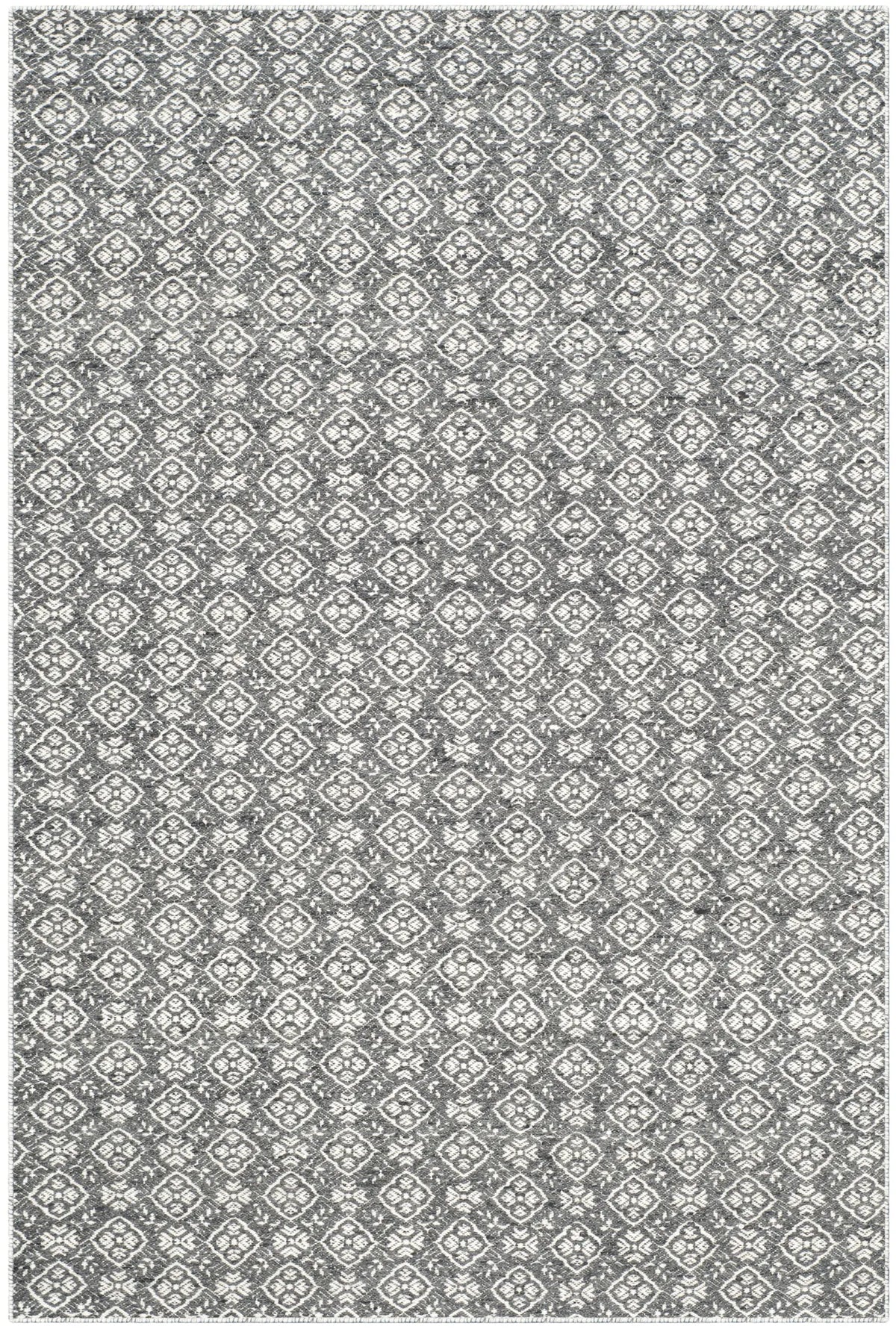 Safavieh Kilim 4'-0" x 6'-0" Rug in Ivory / Charcoal