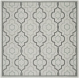 Safavieh Courtyard 7'-10" x 7'-10" Rug in Light Grey / Anthracite