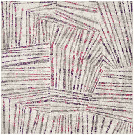Safavieh Skyler 6'-7" x 6'-7" Rug in Grey / Pink