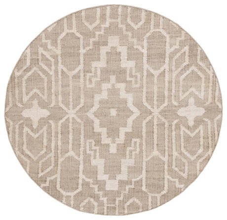 Safavieh Natural Fiber 6'-0" x 6'-0" Rug in Grey / Ivory