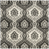 Safavieh Blossom 6'-0" x 6'-0" Rug in Charcoal / Ivory