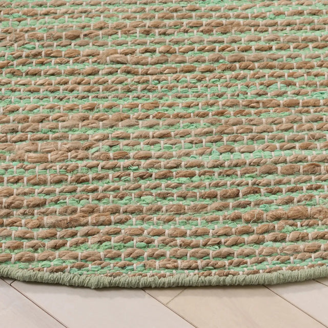 Safavieh Cape Cod 6'-0" x 6'-0" Rug in Green / Natural