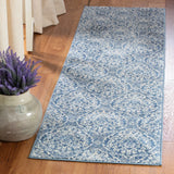 Safavieh Brentwood 2'-0" x 10'-0" Rug in Navy / Light Grey
