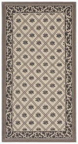 Safavieh Courtyard 2'-7" x 5'-0" Rug in Beige / Dark Beig