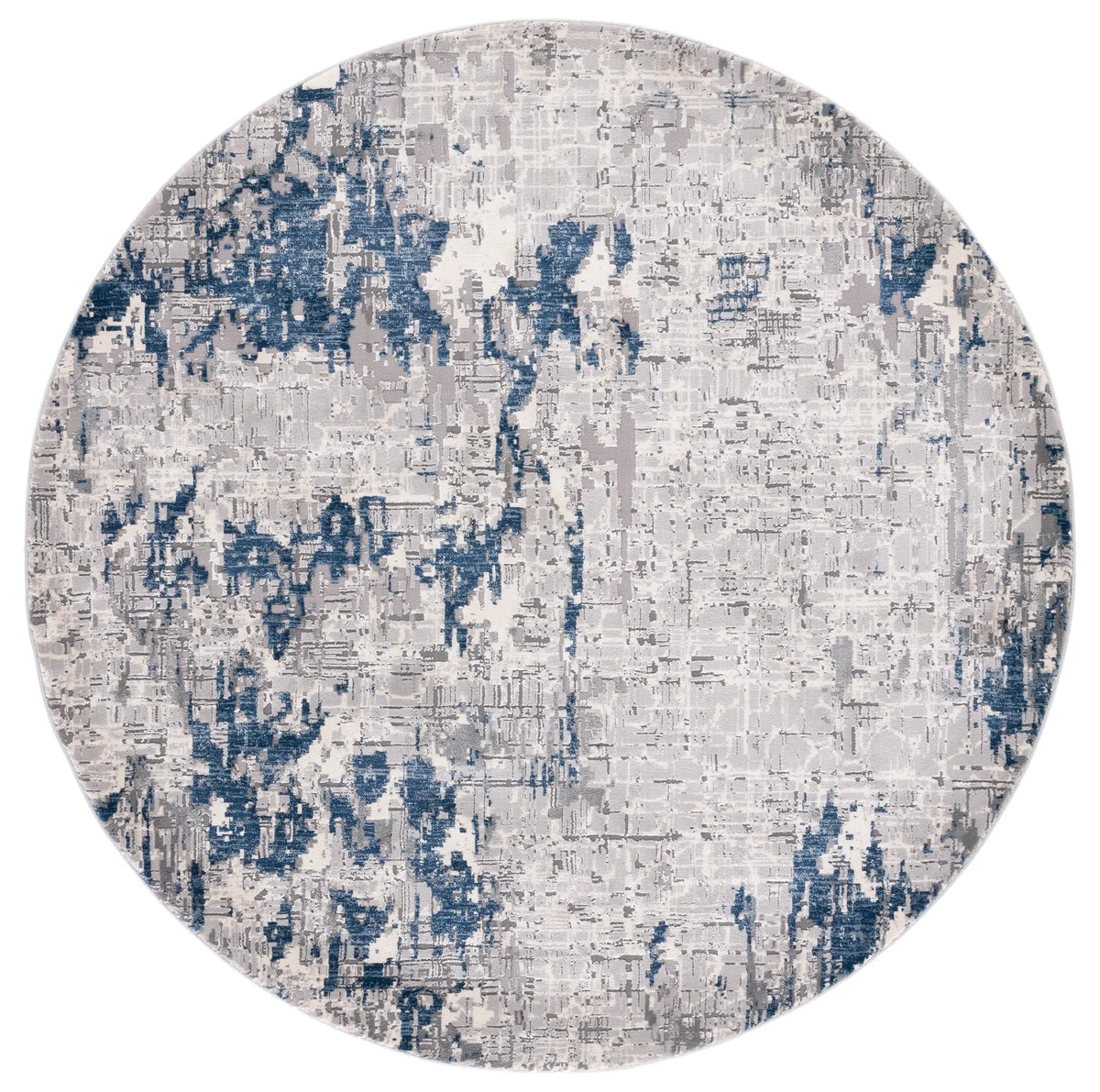 Safavieh Meadow 100 6'-7" x 6'-7" Rug in Grey / Blue