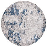 Safavieh Meadow 100 6'-7" x 6'-7" Rug in Grey / Blue