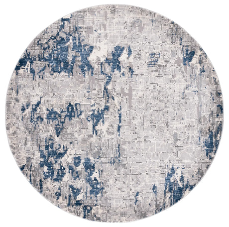 Safavieh Meadow 100 6'-7" x 6'-7" Rug in Grey / Blue