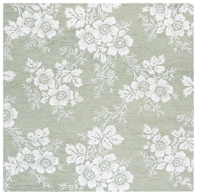 Safavieh Glamour 6'-0" x 6'-0" Rug in Sage / Ivory