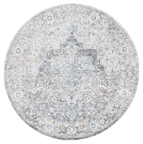 Safavieh Jasmine 5'-3" x 5'-3" Rug in Grey / Blue