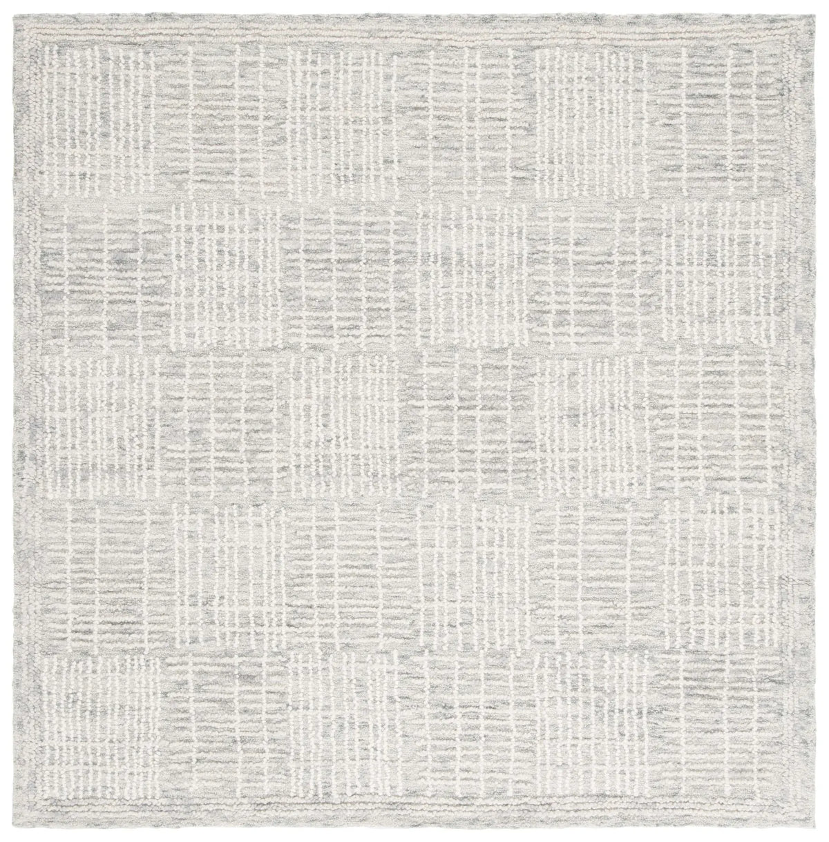 Safavieh Abstract 6'-0" x 6'-0" Rug in Grey / Ivory