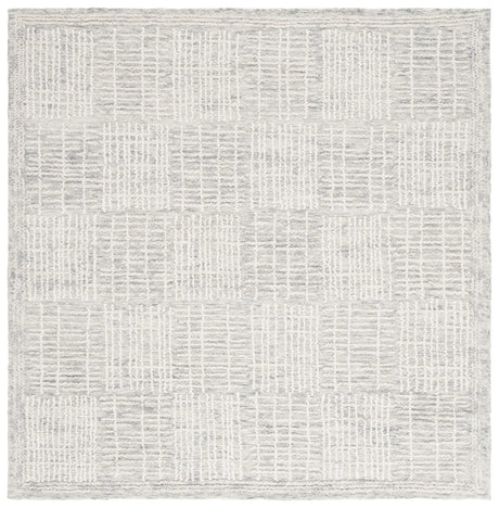 Safavieh Abstract 6'-0" x 6'-0" Rug in Grey / Ivory