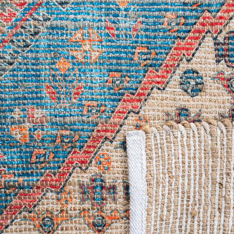 Safavieh Saffron 4'-0" x 6'-0" Rug in Navy / Red
