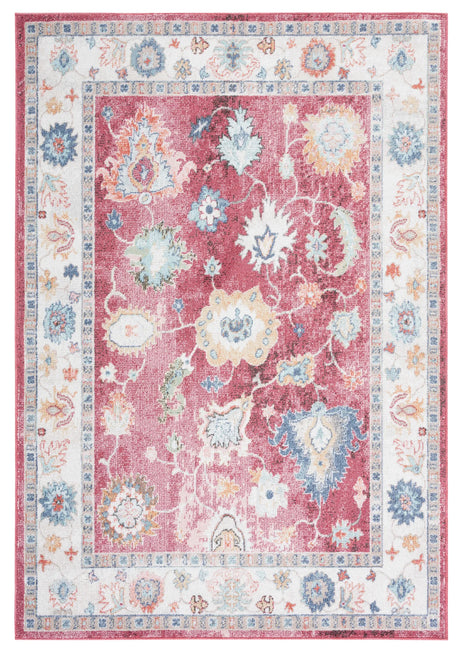 Safavieh Phoenix 500 4'-5" x 6'-5" Rug in Red