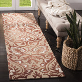 Safavieh Dip Dye 2'-3" x 8'-0" Rug in Copper / Beige