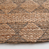 Safavieh Natural Fiber 6'-0" x 6'-0" Rug in Natural / Black