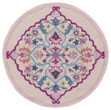 Safavieh Bellagio 5'-0" x 5'-0" Rug in Light Pink / Multi
