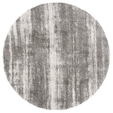 Safavieh Hudson Shag 7'-0" x 7'-0" Rug in Ivory / Grey