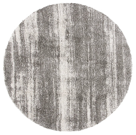 Safavieh Hudson Shag 7'-0" x 7'-0" Rug in Ivory / Grey