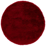 Safavieh Luxe Shag 6'-0" x 6'-0" Rug in Red