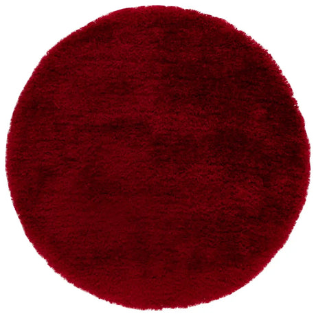 Safavieh Luxe Shag 6'-0" x 6'-0" Rug in Red