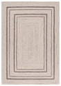 Safavieh Braided 4'-0" x 6'-0" Rug in Beige / Brown