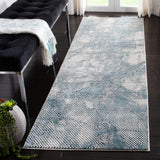 Safavieh Meadow 100 2'-7" x 8'-0" Rug in Turquoise / Ivory