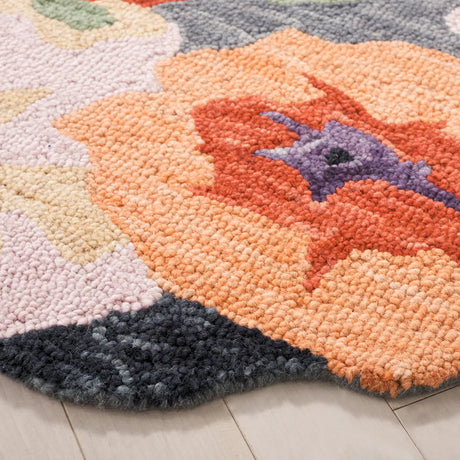 Safavieh Jardin 6'-0" x 6'-0" Rug in Grey / Pink