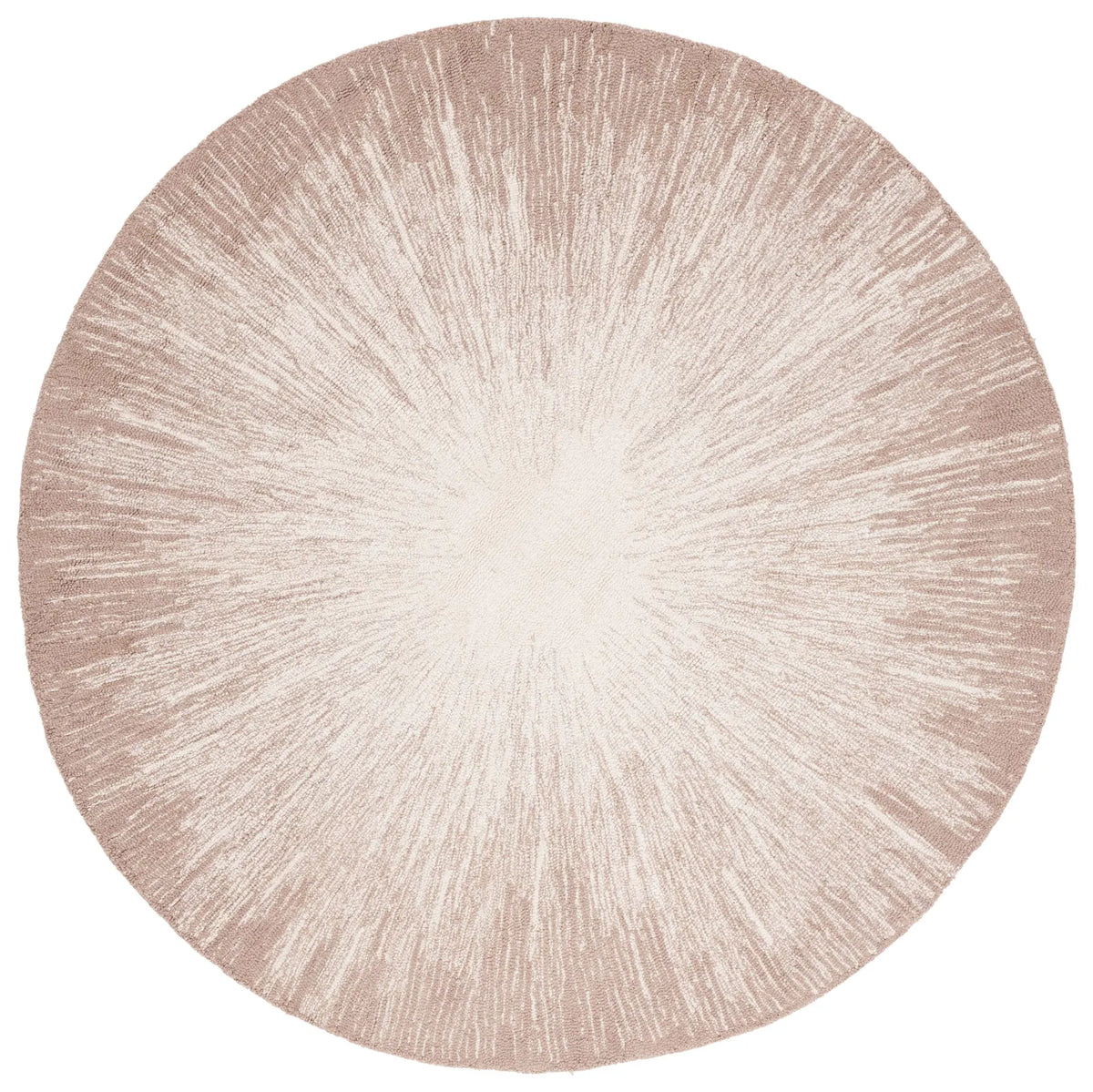Safavieh Abstract 6'-0" x 6'-0" Rug in Ivory / Dark Beig