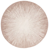 Safavieh Abstract 6'-0" x 6'-0" Rug in Ivory / Dark Beig