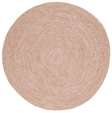 Safavieh Natural Fiber 6'-0" x 6'-0" Rug in Pink / Natural