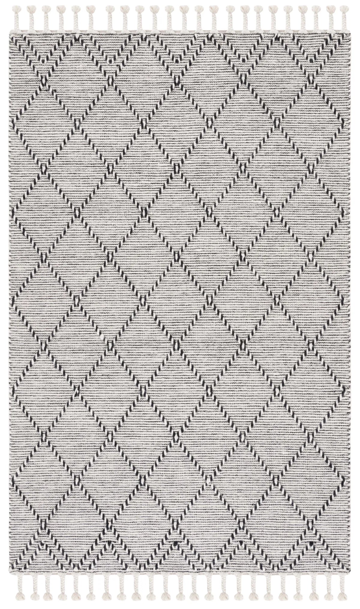 Safavieh Vermont 4'-0" x 6'-0" Rug in Ivory / Black