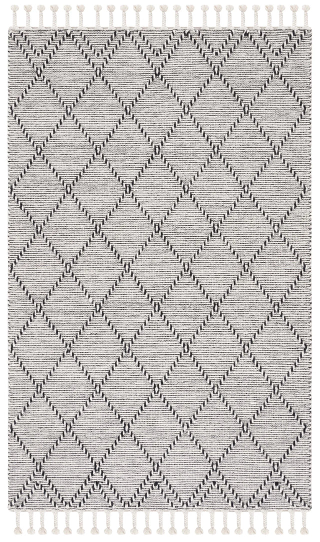 Safavieh Vermont 4'-0" x 6'-0" Rug in Ivory / Black