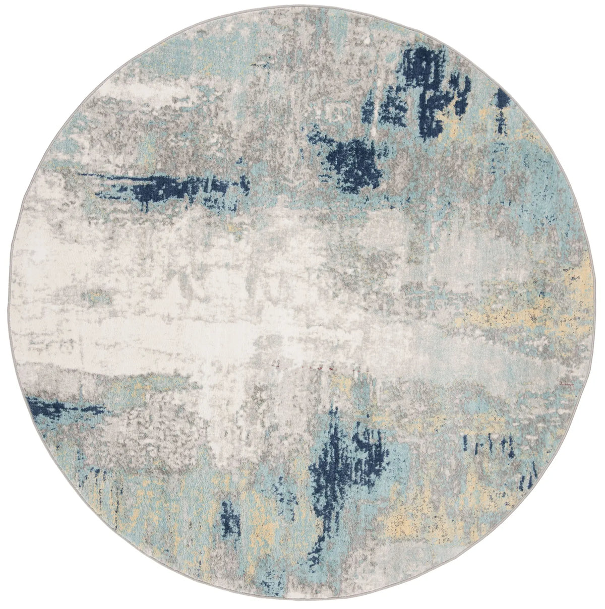 Safavieh Jasper 100 5'-0" x 5'-0" Rug in Grey / Gold