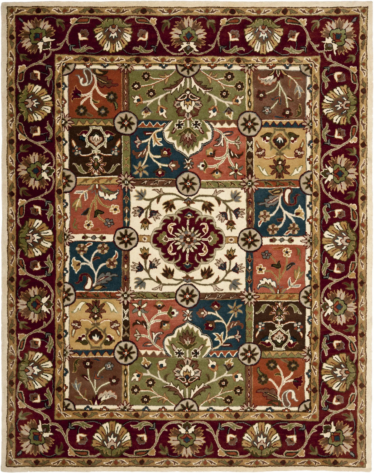 Safavieh Heritage 9'-6" x 13'-6" Rug in Multi / Red