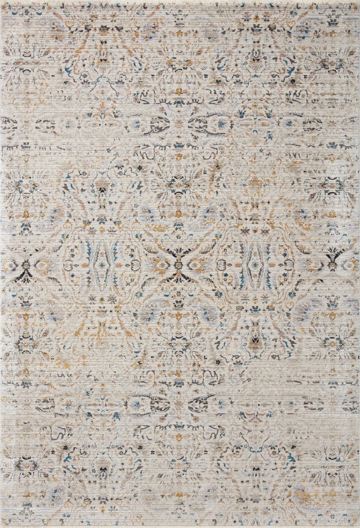 Loloi Leigh Lei-07 Ivory/Straw Rugs - main flat
