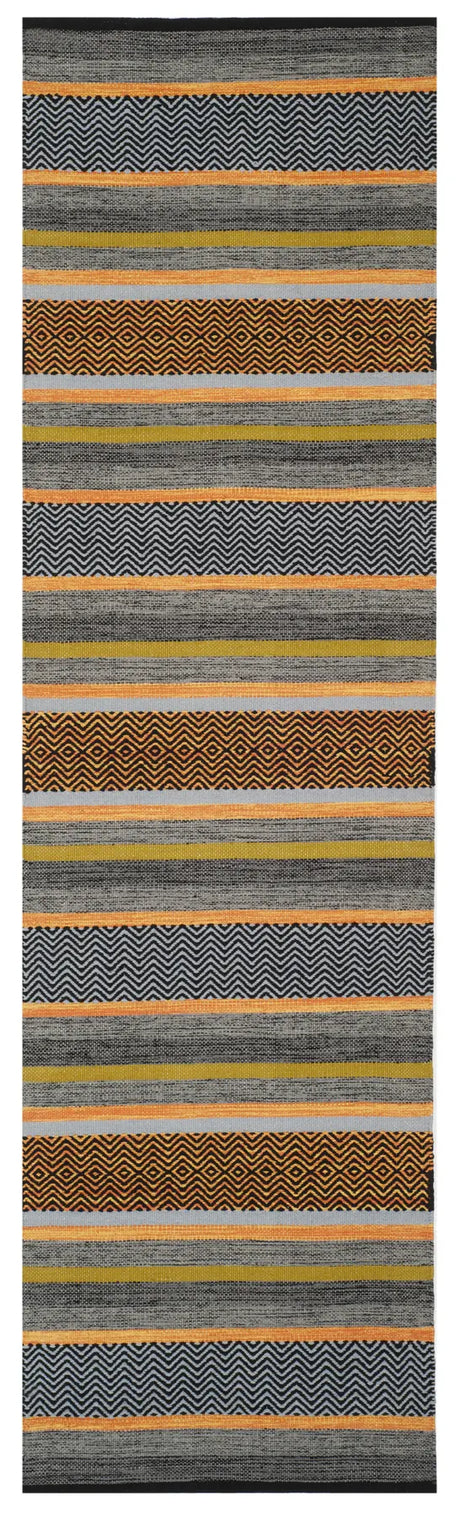 Safavieh Montauk 2'-6" x 10'-0" Rug in Navy / Multi