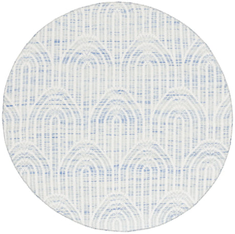 Safavieh Kilim 6'-0" x 6'-0" Rug in Blue / Ivory