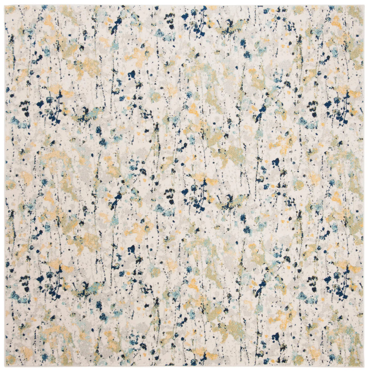 Safavieh Evoke 6'-7" x 6'-7" Rug in Ivory / Yellow